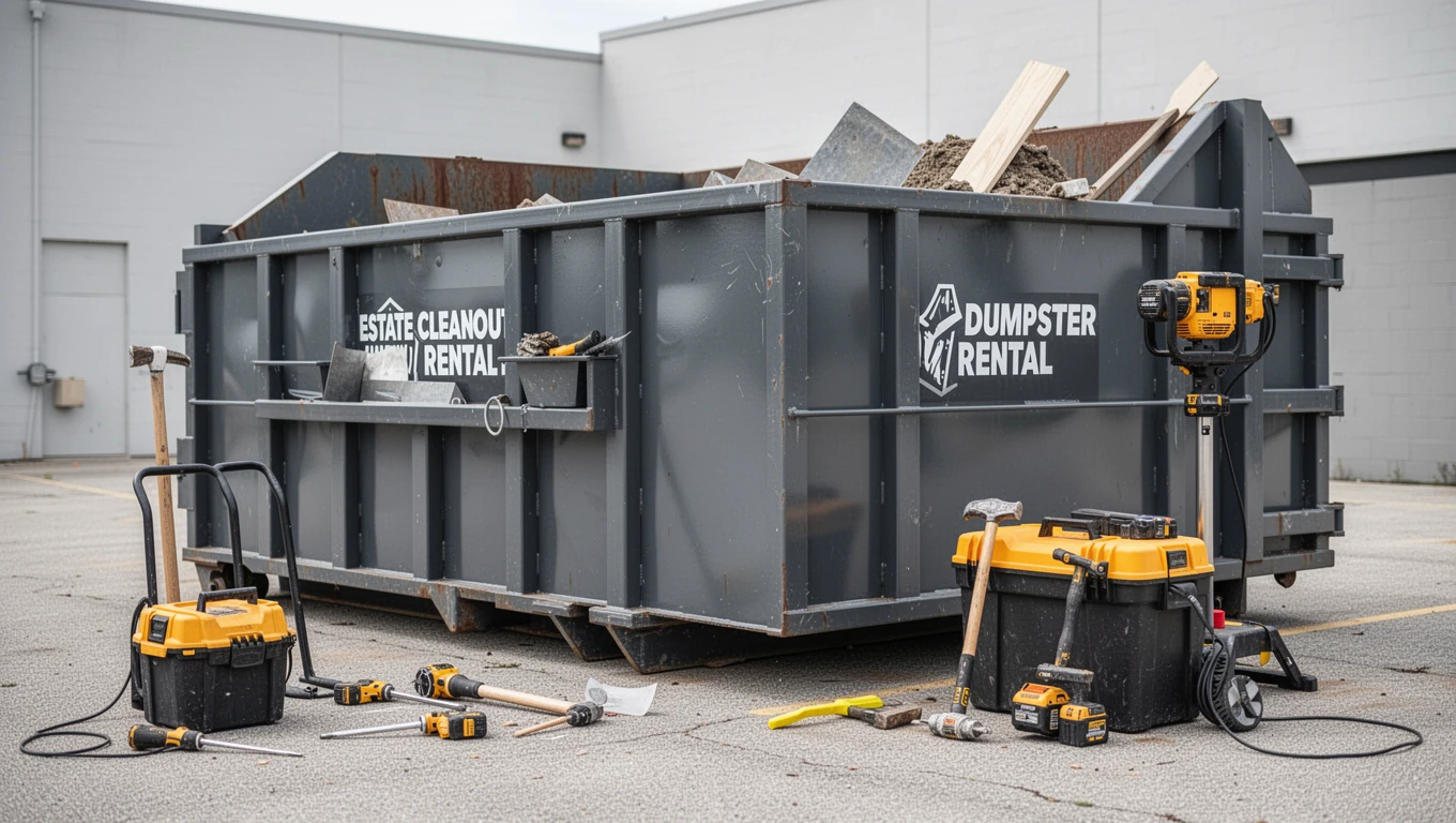 Estate Cleanout Dumpster Rental
